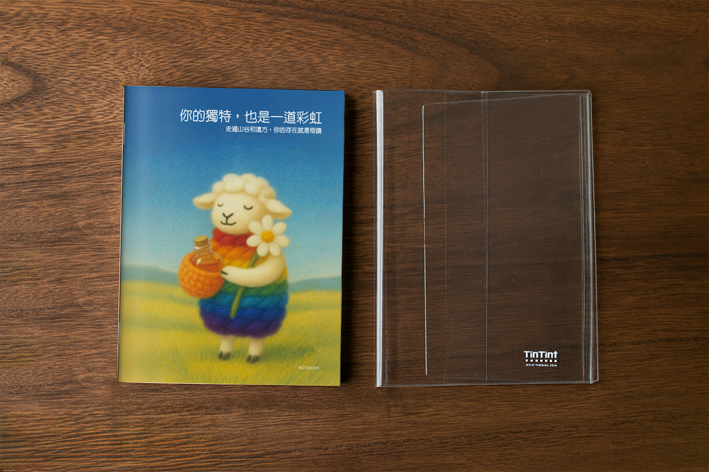 彩虹小羊繪本手帳組