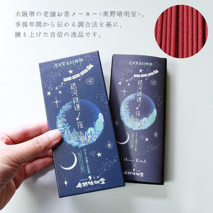 宮澤賢治文學系列｜銀河鐵道之夜 蘋果香線香 商品圖 9