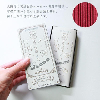宮澤賢治文學系列｜銀河鐵道之夜 玫瑰香線香 商品圖 9