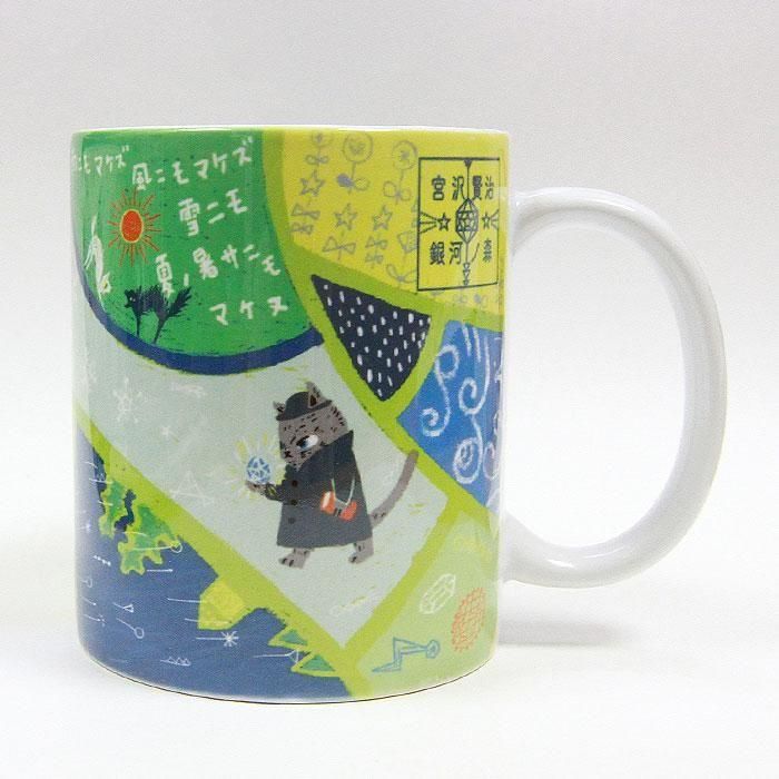 宮澤賢治文學系列｜不畏風雨 馬克杯組（含杯墊）商品圖 1