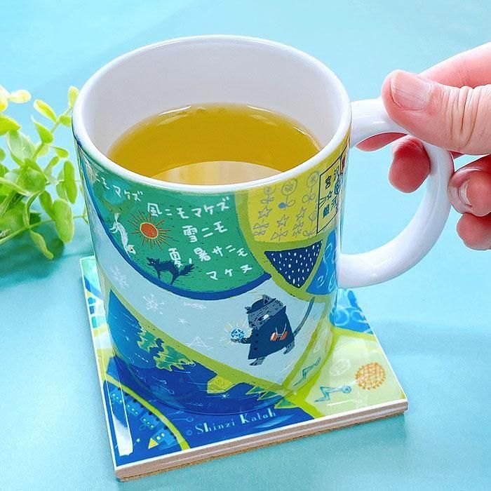 宮澤賢治文學系列｜不畏風雨 馬克杯組（含杯墊）商品圖 6